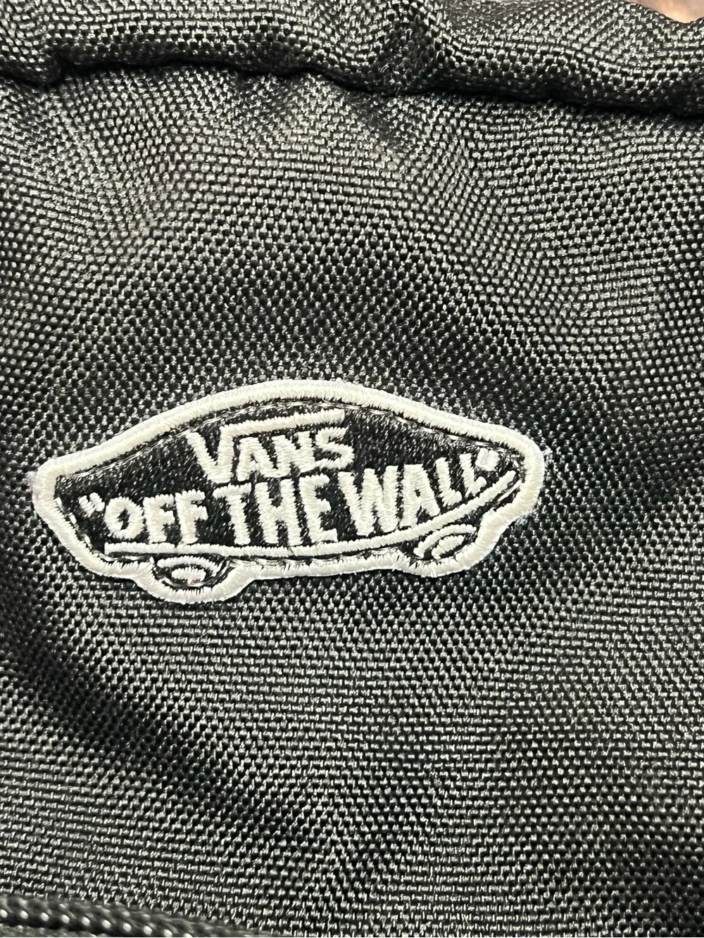 Vans Off The Wall Black Mini Backpack Bag